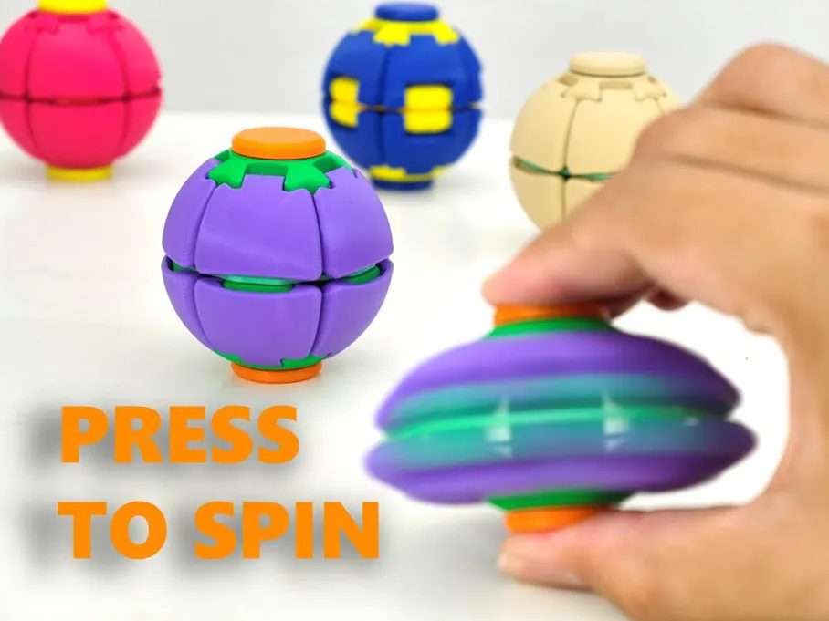 HelixCore press-to-spin ball